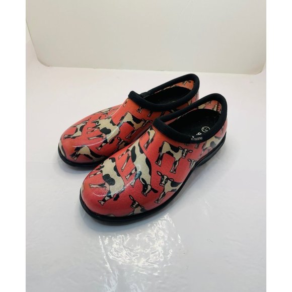 Sloggers Rain Clog Shoes Cow 7 - Picture 1 of 5